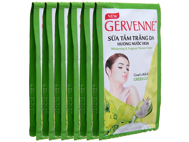 DÂY SỮA TẮM GERVENNE 12 GÓI