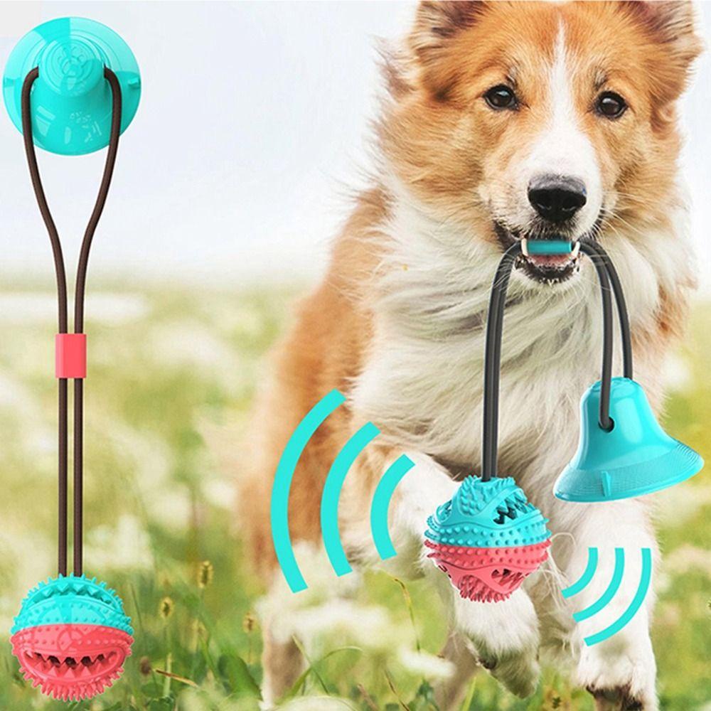 Đồ Chơi Bóng Silicone Mềm Có Giác Hút Huấn Luyện Thú Cưng
