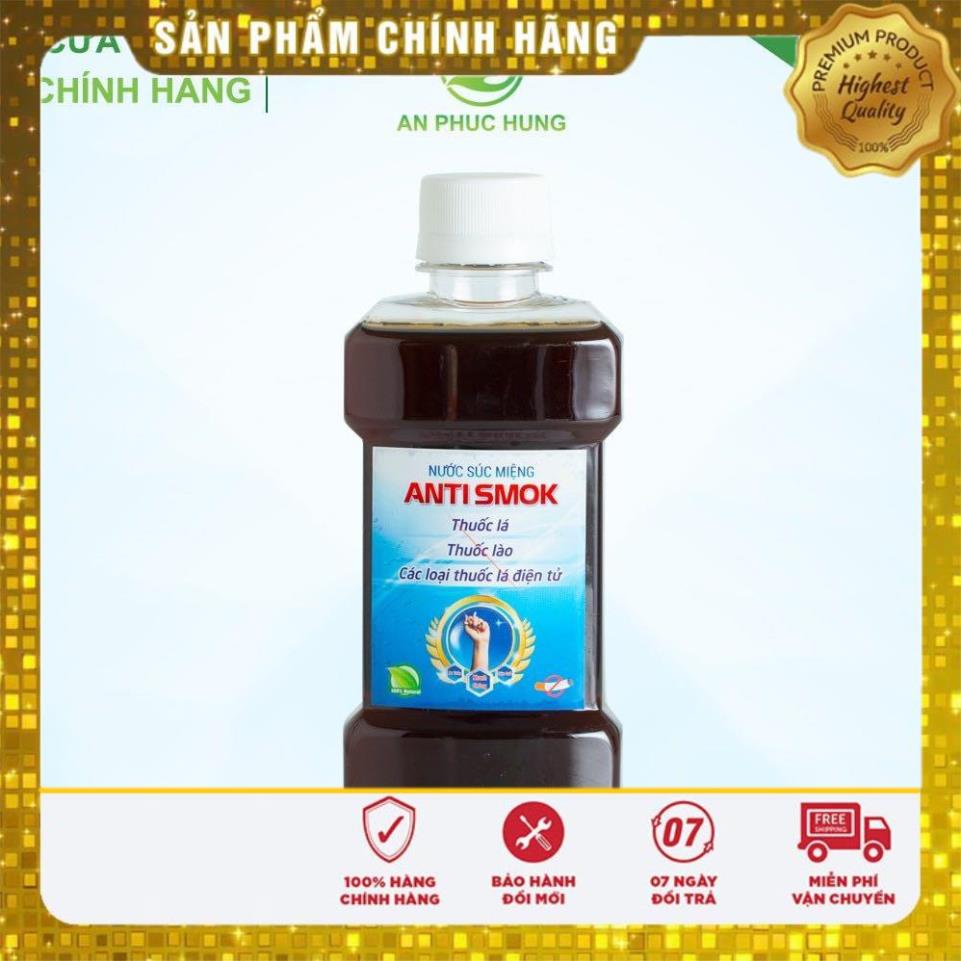 Cai thuốc lá nước súc miệng - Cai thuốc lá Anti Smok