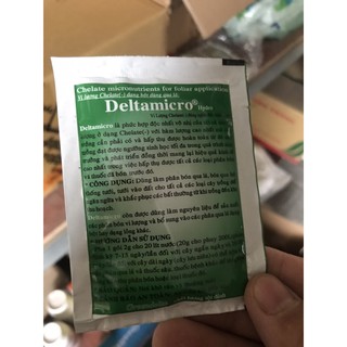 Phân bón lá trung vi lượng Deltamicro (bán sỉ 1hộp 50gói loại 20gr)