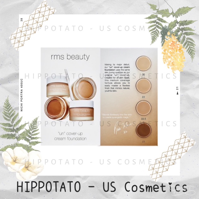 🌸 RMS Beauty “Un” Cover-up Cream Foundation - Kem nền - Sample