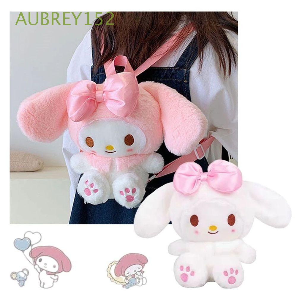 Ba Lô Đeo Vai Au Brey152 My Melody Nhồi Bông Có Khóa Kéo Dung Tích Lớn Kiểu Hoạt Hình Dễ Thương Cho Học Sinh