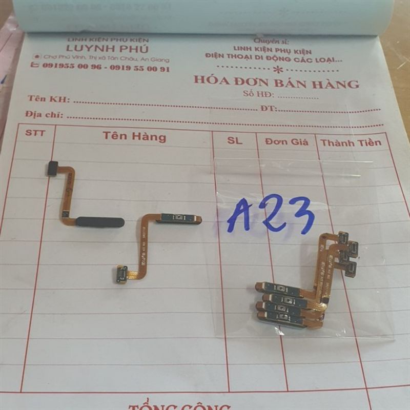 Dây nút nguồn vân tay samsung A23 bao đổi trả
