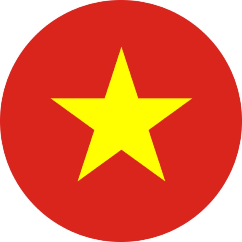 32 stciker cờ Việt Nam ép lụa bóc dán /hình dán cờ đỏ sao vàng Việt Nam