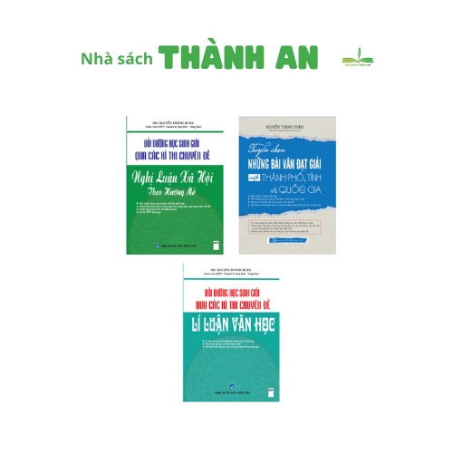 Combo - Sách lí luận văn học , nghị luận xã hội , tuyển chọn những bài văn đoạt giải