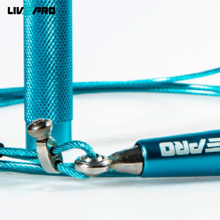 Dây nhảy thể dục cao cấp, siêu nhẹ bền, tay cầm nhôm chống ăn mòn, LivePro Chính Hãng  LP8283 JUMP ROPE