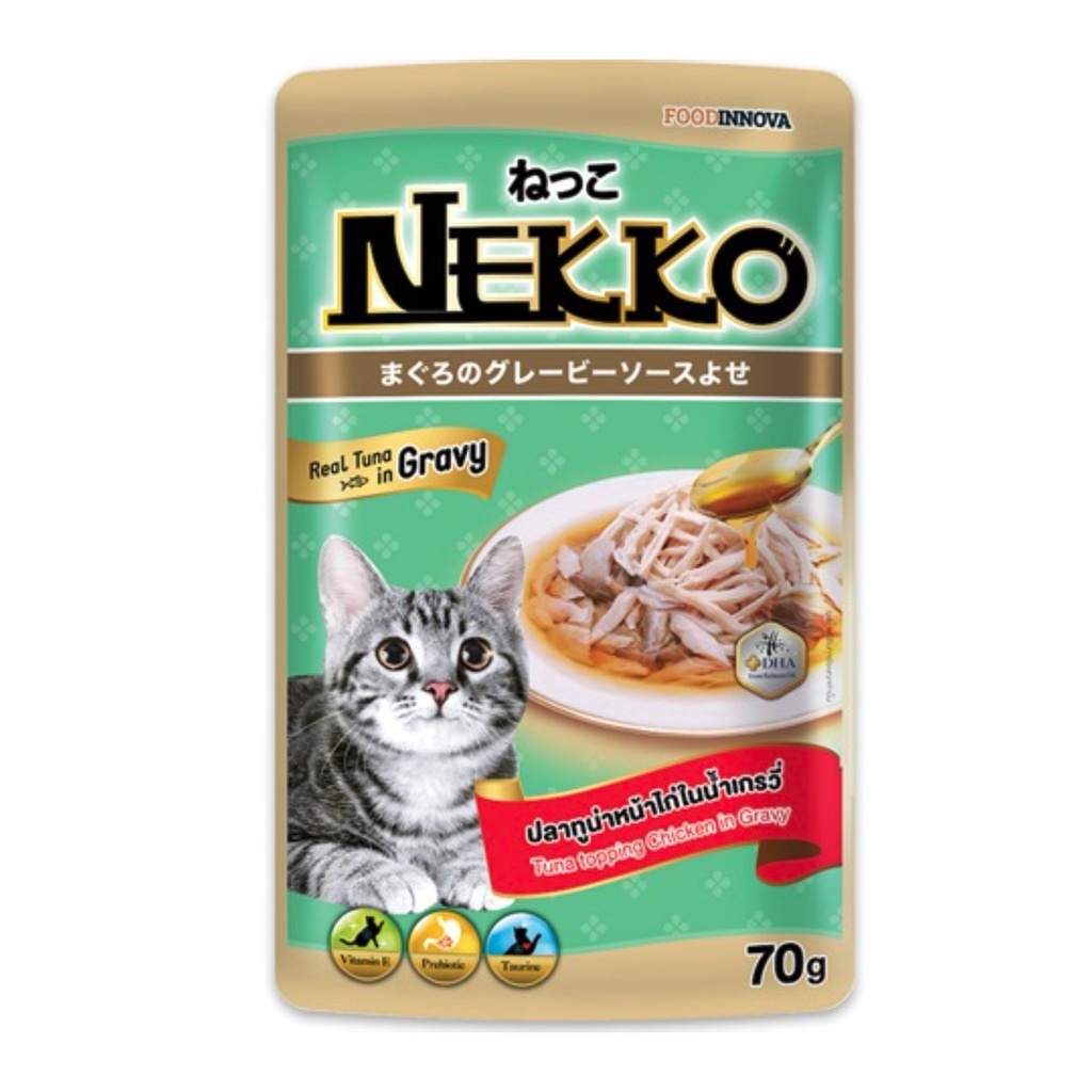 [NEKKO MIX] Pate cá ngừ mix topping cho mèo trưởng thành