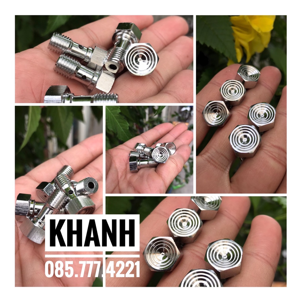 ốc HEO DẦU, ỐC HEO DẦU inox 304 mẫu thái 2022 lắp các loại xe máy- đồ chơi xe máy