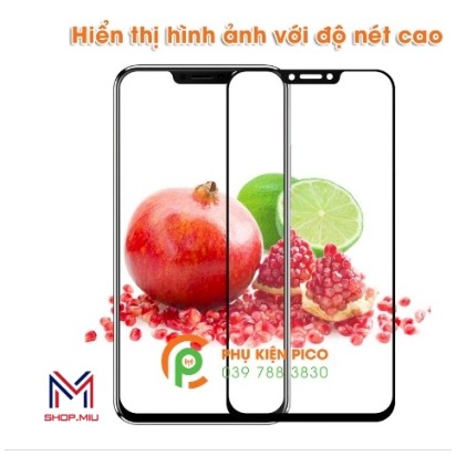 Cường lực full màn Lenovo Z5 khoét lỗ camera full keo hít toàn màn hình