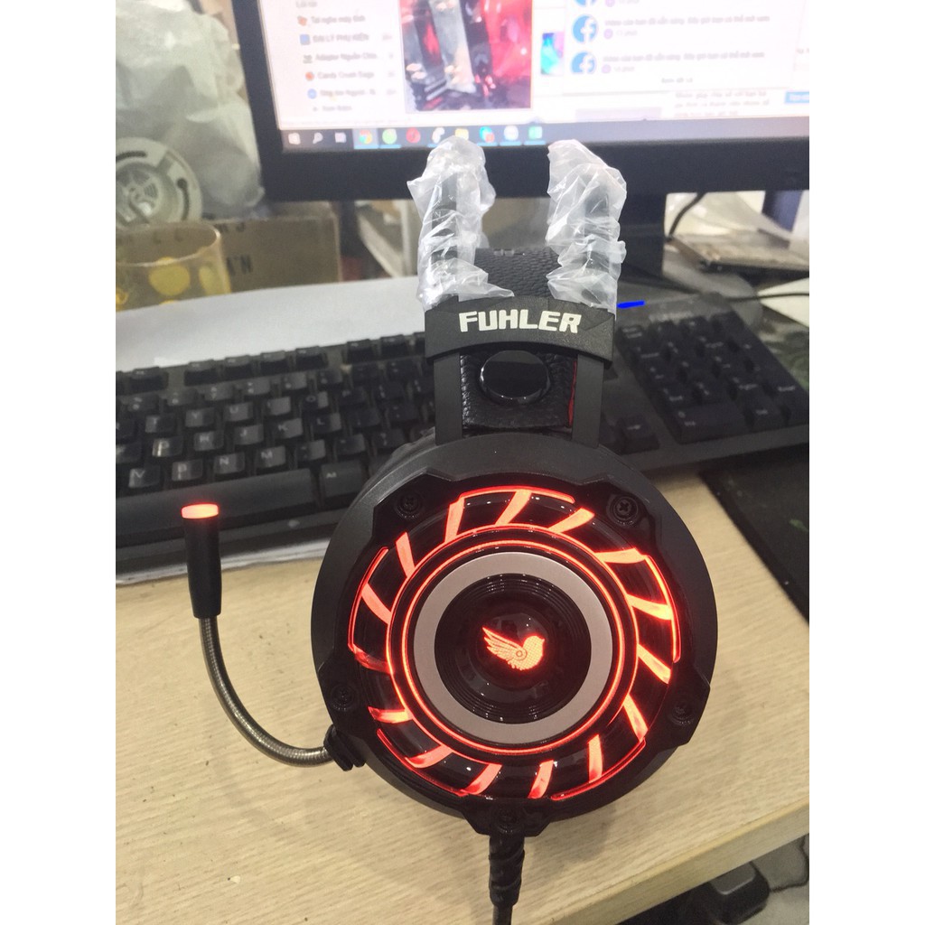 Tai nghe Gaming FUHLER FH08 LED âm thanh 7.1