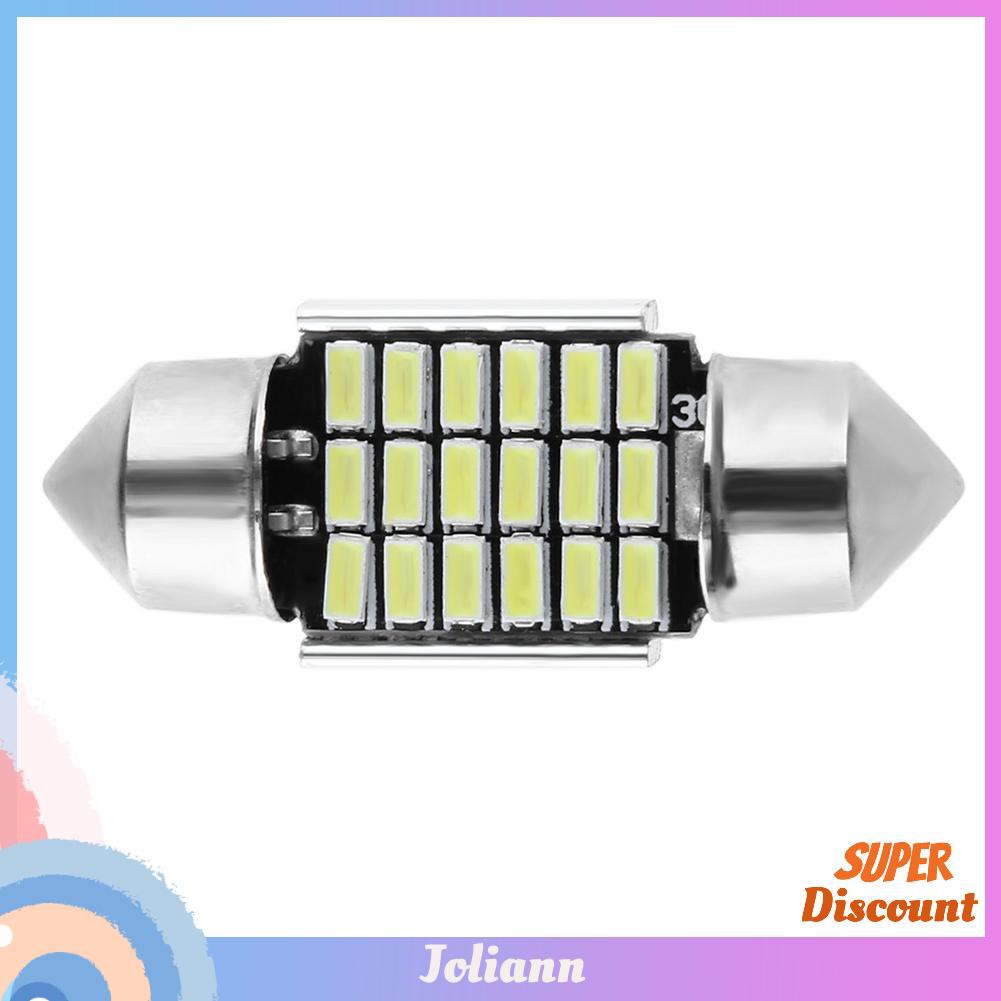 1 Đèn Led 31mm 3014 18led 5050smd Trang Trí Nội Thất Xe Hơi