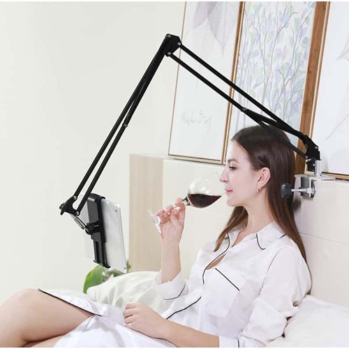 Kẹp Điện Thoại, Ipad Xoay 360 Độ, Có Thể Điều Chỉnh Được Chiều Cao | BigBuy360 - bigbuy360.vn