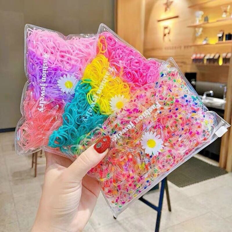 TÚI 1000 CHUN BUỘC TÓC HOA CÚC SỢI TO