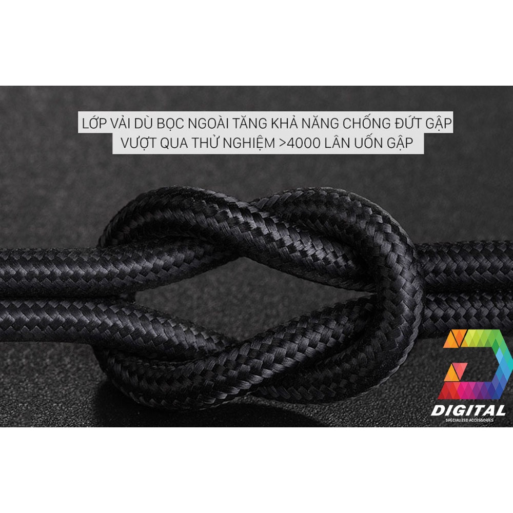 Cáp Sạc Tự Ngắt HOCO U35 Dài 2 Mét