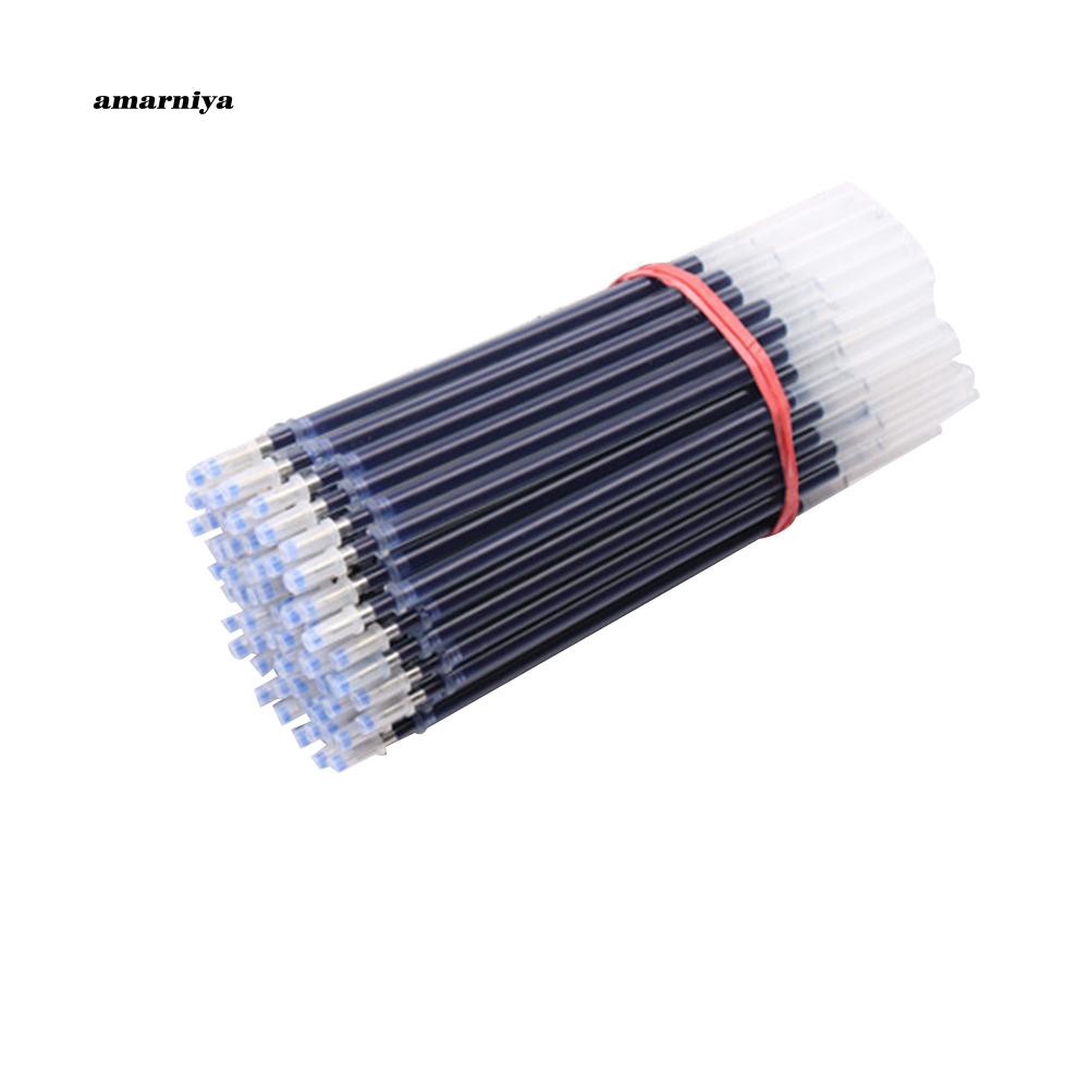 100 ruột bút mực Gel 0.5mm thay thế tiện dụng chất lượng cao
