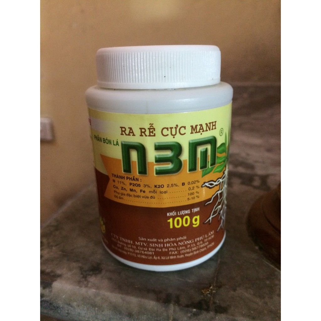 kích rễ N3M 100g giúp cây ra rễ nhanh dành cho hoa lan cây cảnh