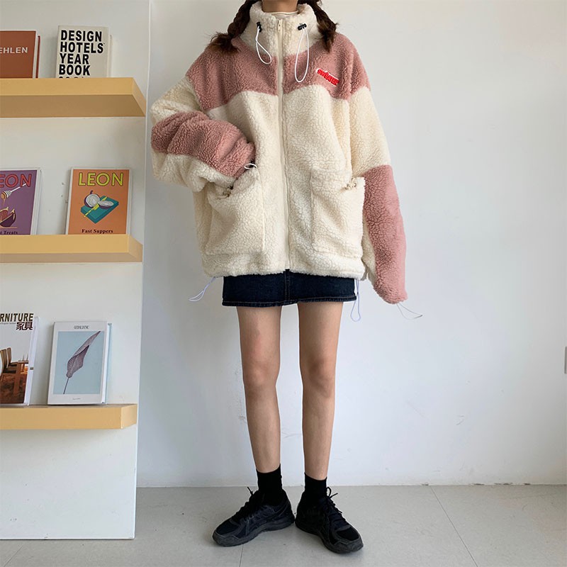 Sẵn Áo khoác bông siêu dày kéo khóa cổ cao ulzzang - AKM07 | BigBuy360 - bigbuy360.vn