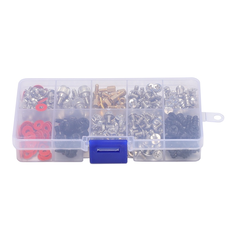 Vít máy tính cá nhân 360PCS , Vít vỏ , Đế ngoài bảng mạch chủ cho ổ cứng Vỏ Pc Bo mạch chủ Quạt nguồn Đồ họa