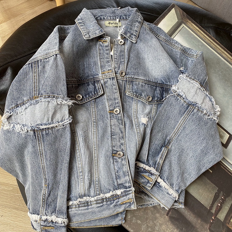 Áo khoác jean Unisex nam nữ form dáng rộng chất đẹp, nhiều mẫu cá tính hàng QCCC - A1 (Ảnh thật + video cận chấ