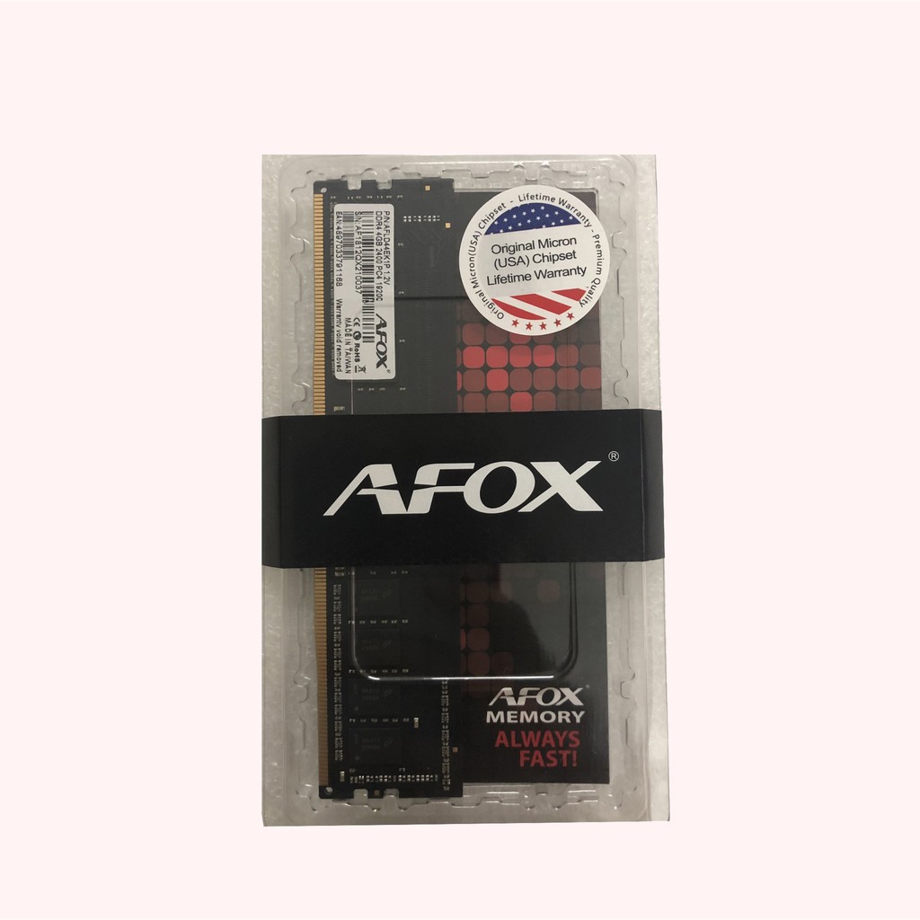 RAM Afox DDR4 4G bus 2400 | CHÍNH HÃNG BH 36T