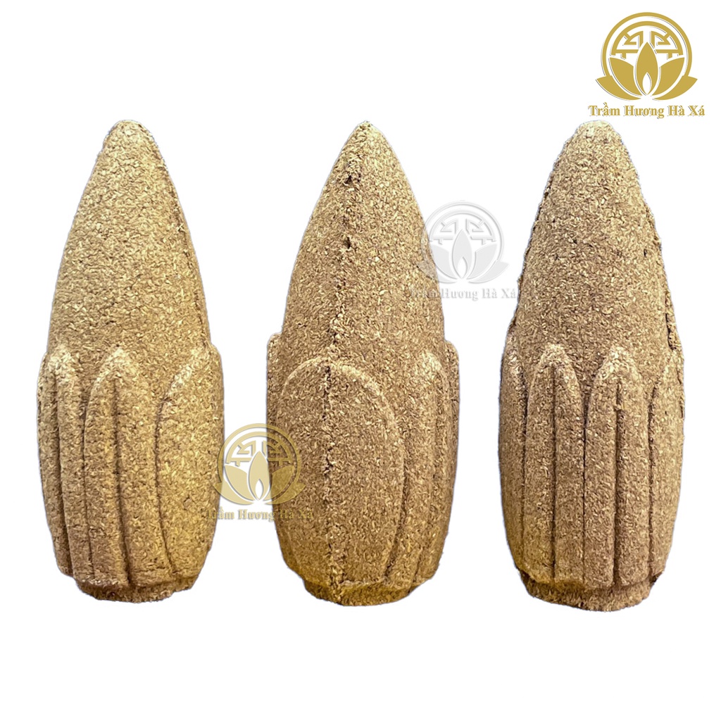 Bộ 10 hộp nhang nụ Trầm Hương Hà Xá xông nhà 100g x 10 đồ thờ cúng phong thủy