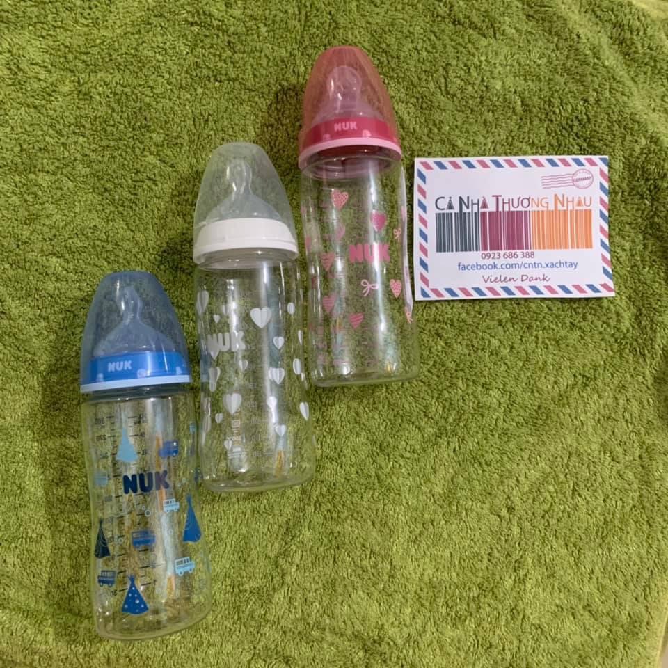 BÌNH SỮA NUK CỔ RỘNG NỘI ĐỊA ĐỨC 300ML