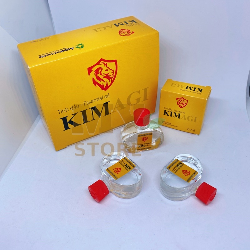 (Chính Hãng) Dầu Gió Kimagi Trắng 6ml-Công Ty Dược Agimexpharm