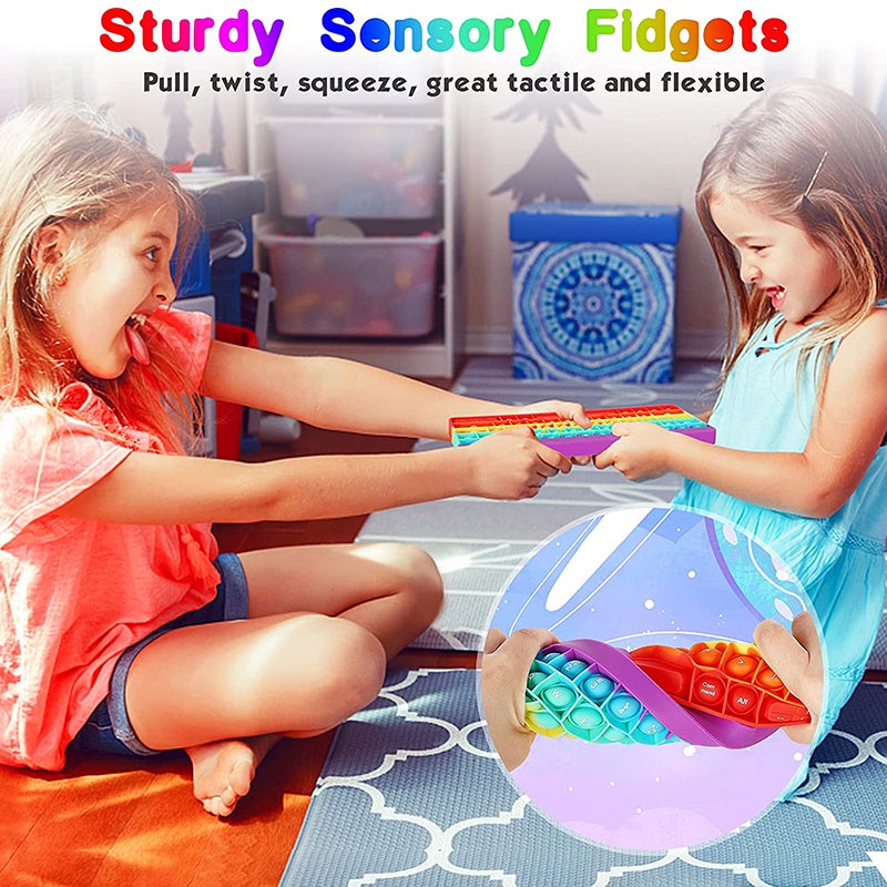 Đồ chơi nhấn bóng khí bằng silicone giải tỏa căng thẳng thiết kế độc đáo