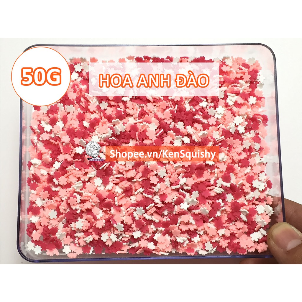 Cốm 50Gram Các Loại Nguyên Liệu Làm và Trang Trí Slime