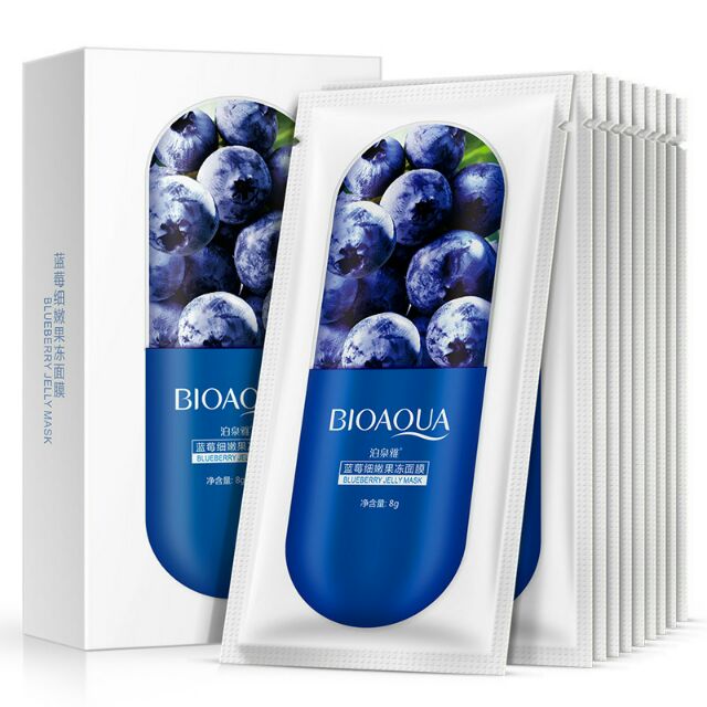 Mặt nạ ngủ hình viên thuốc Bioaqua Jelly Mask