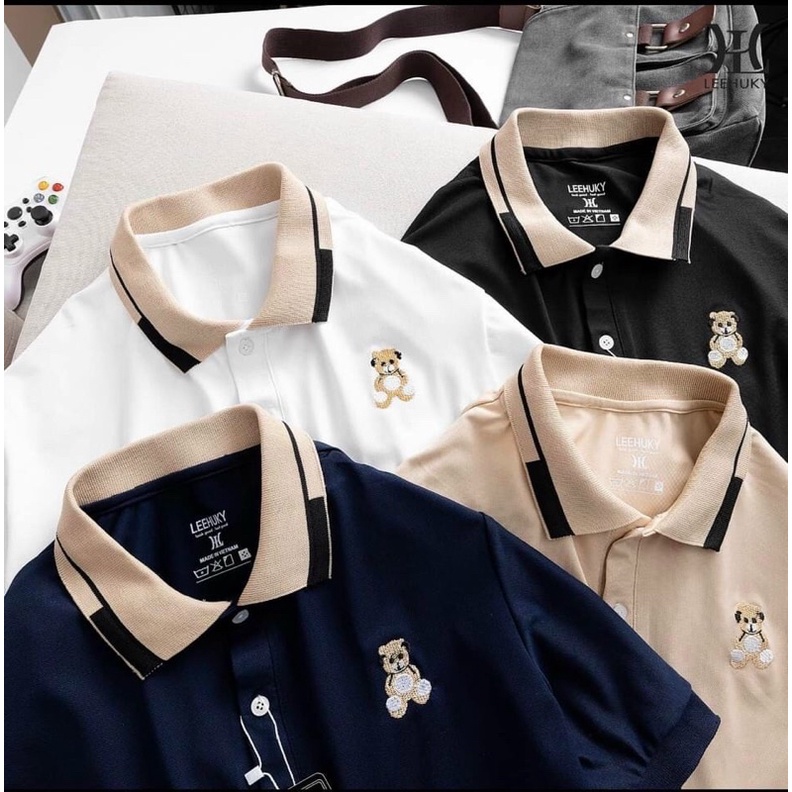 Áo Polo Nam thêu ngực,Chống Nhăn, Bền Màu (WAM-02)