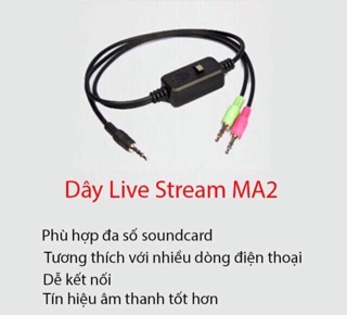 [ RẺ VÔ ĐỊCH ] Dây livetream Ma2