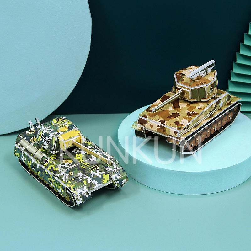 Mô hình 3D xốp tự lắp ráp xe - máy bay - tàu cho bé