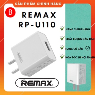 Củ sạc nhanh Remax RP-U110 2.1A an toàn tuyệt đối với công nghệ chống cháy nổ