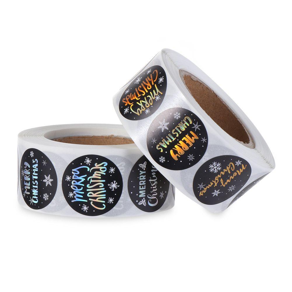 CHOOKEY Set 500 Miếng Dán Hình Tròn Dùng Trang Trí Tiệc Cưới / Giáng Sinh