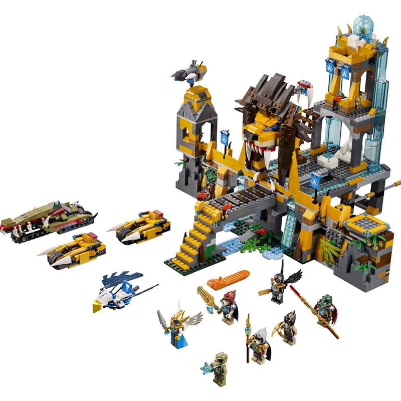 Lego ninjago minecraft đồ chơi cho bé lego robot Đồ chơi mô hình trưng bày xếp hình lắp ráp - ngôi đền sư tử