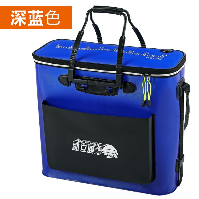 Thùng Đựng Cá Đa năng chất liệu EVA chống thấm nước cao cấp , có thể gấp gọn tiện lợi 48cm + 53cm