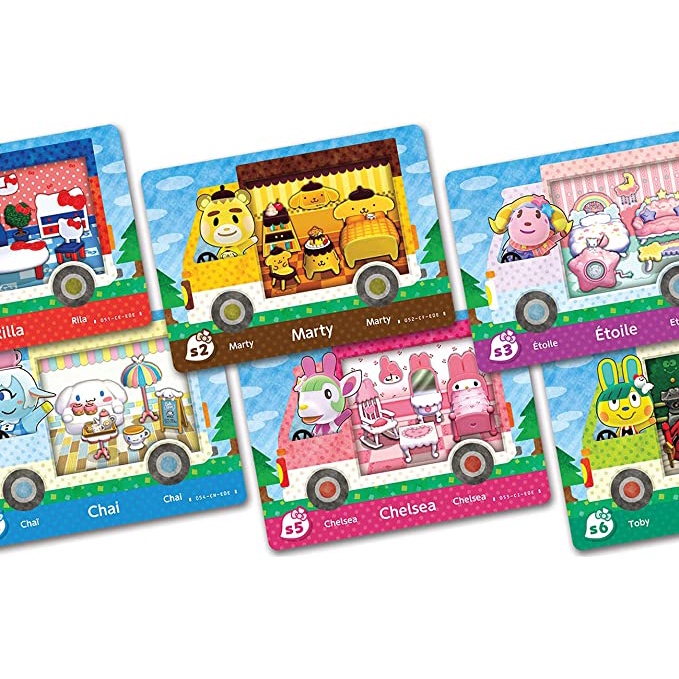 Thẻ lẻ Amiibo animal crossing máy nintendo switch