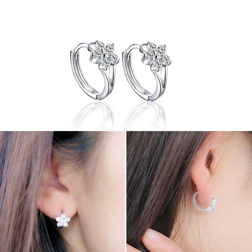 MXGOODS Bông Tai Hoa Sang Trọng Cho Nữ