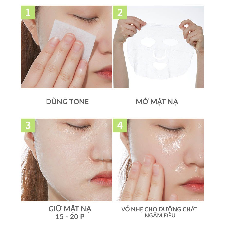 Mặt nạ rau má tái tạo phục hồi da Beauskin Centella Cica Sheet Mask Hàn Quốc