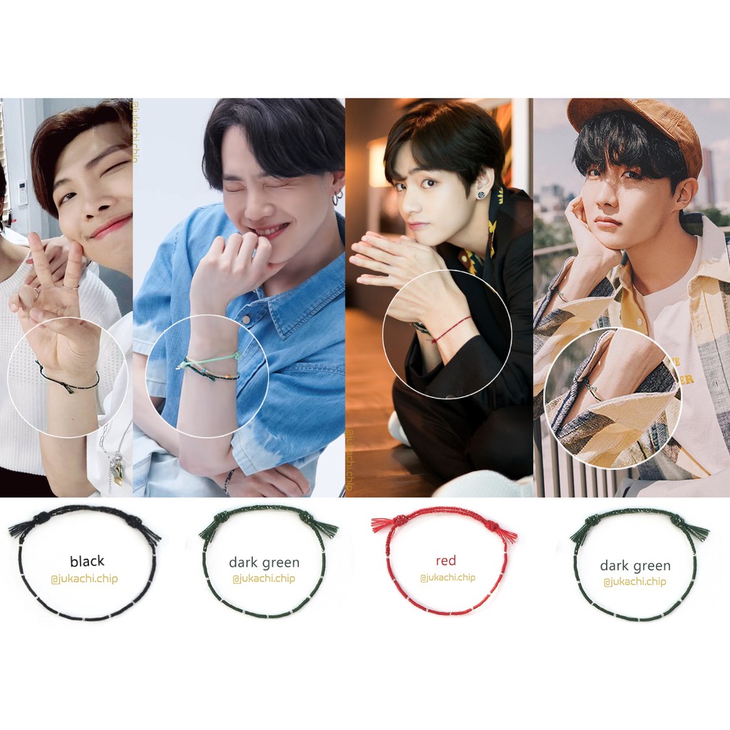 Vòng tay Silver mix Cheap moment with SUGA, RM, j-hope, Taehyung bracelets BTS