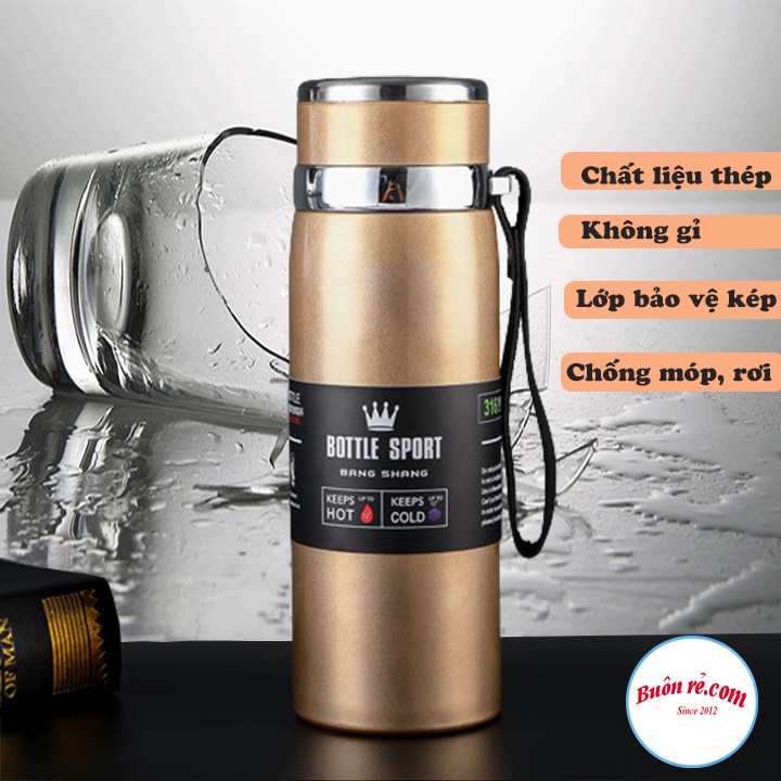 Bình giữ nhiệt nóng lạnh Bottle Sport – Bình giữ nhiệt 1000ML inox lõi thép không gỉ Buôn RẺ 01594