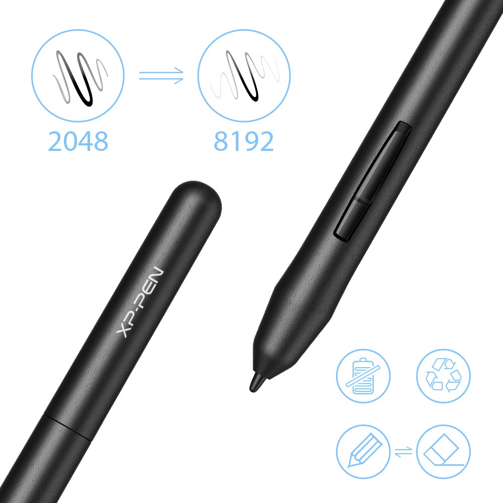 Bảng vẽ đồ họa không dây XP Pen Star 03 V2 kèm bút vẽ không cần pin