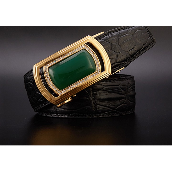 [HÀNG CHẤT] Thắt lưng nam gắn đá mã não sang trọng quý phái NT0010H | BigBuy360 - bigbuy360.vn