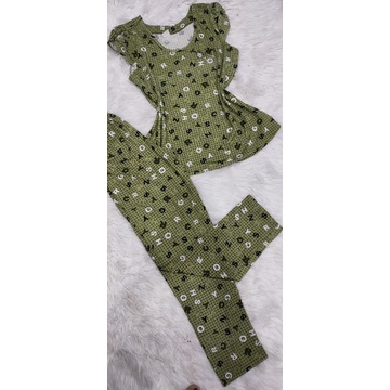 Bộ tay ngắn quần dài thun aty loại 1