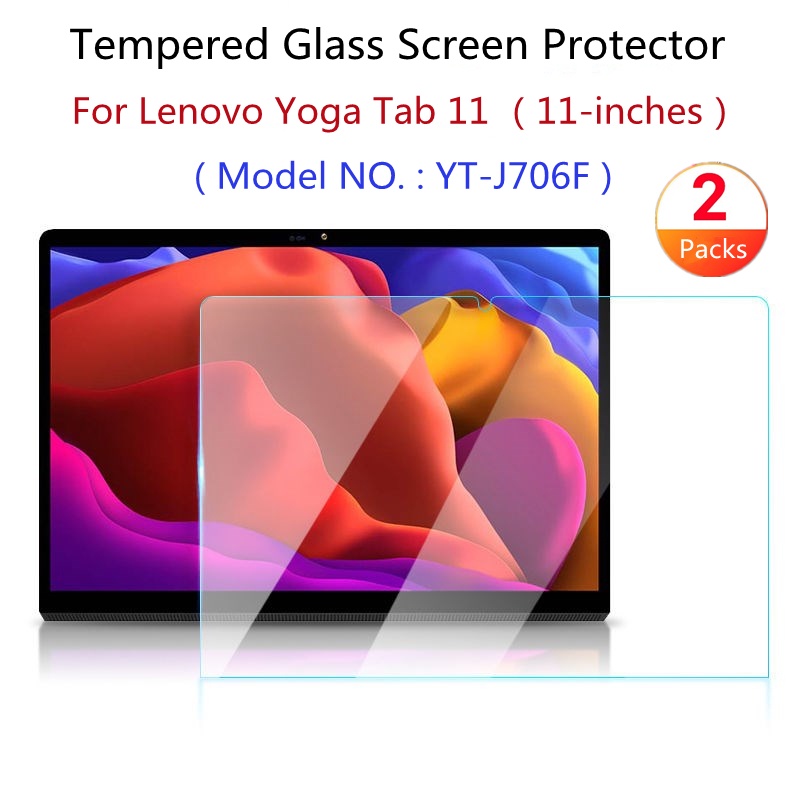 Set 2 Kính Cường Lực Bảo Vệ Màn Hình Chống Nổ 9H HD Dành Cho Lenovo Yoga Tab 11 YT-J706F 11inches 2021