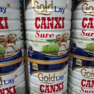 Combo 2 lon và 6 lon sữa Goldlay Canxi Sure 900g