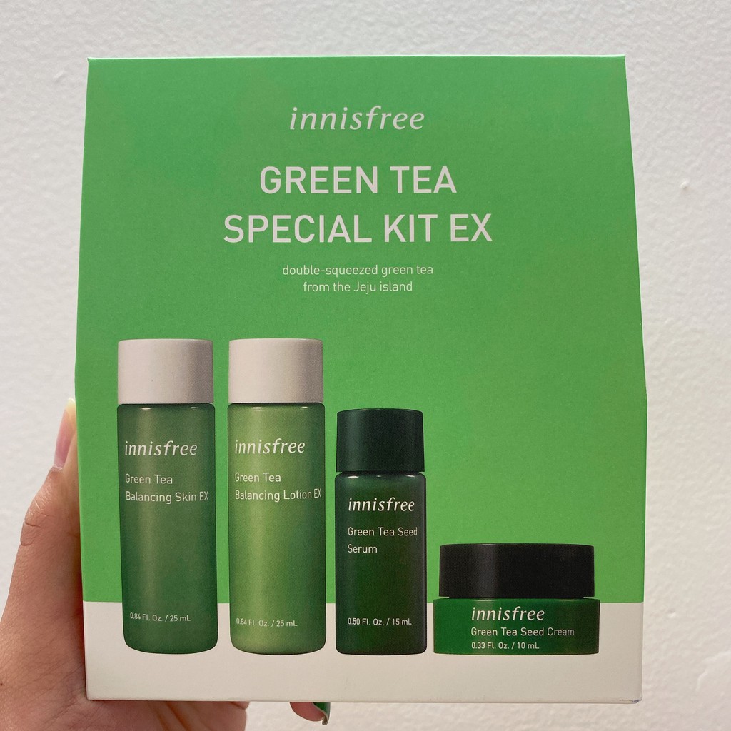 Set Mini  Innisfree Trà Xanh Green Tea Special Kit Ex