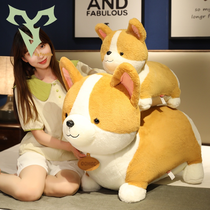 Đồ chơi nhồi bông Hình Chú Chó Corgi Dễ Thương Cho Bé