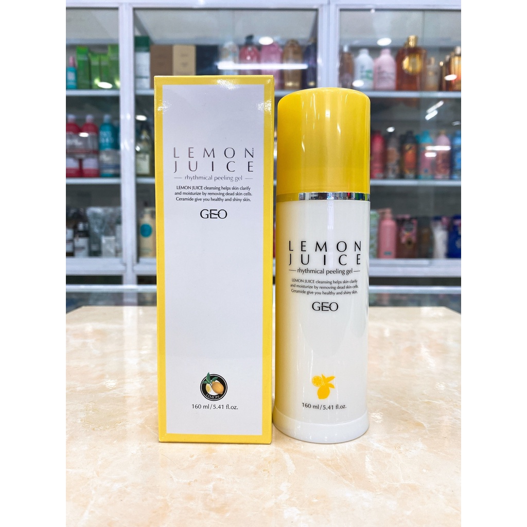 Kem Tẩy Da Chết Geo Lamy Lemon Juice Tinh Chất Chanh Hàn Quốc 160ml